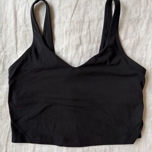 lululemon athletica Black Crop Top
